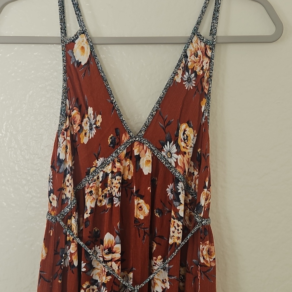 Xhilaration Brown and Black Patterned Dress - Picture 6 of 8